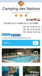 Mobile Screenshot of campingdesnations.com